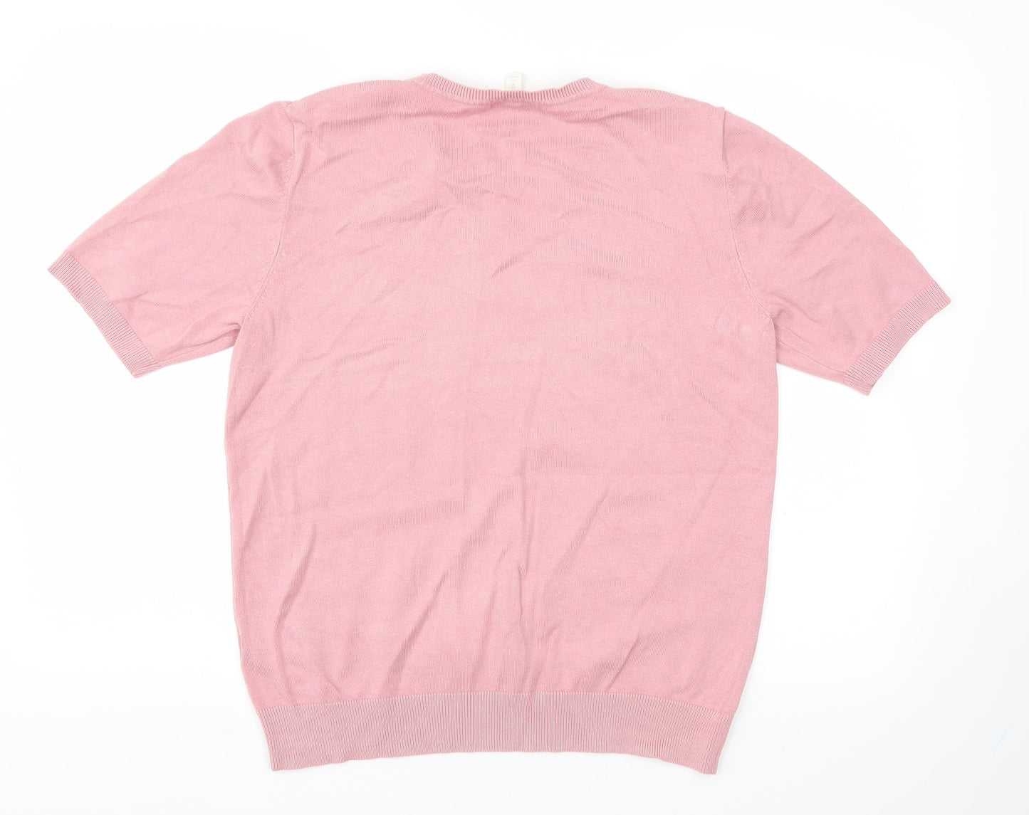 H&M Womens Pink   Basic T-Shirt Size M