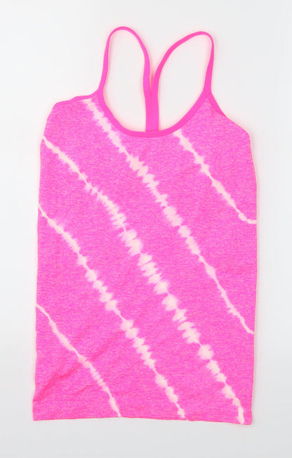 WorkOut Womens Pink   Basic Tank Size 8