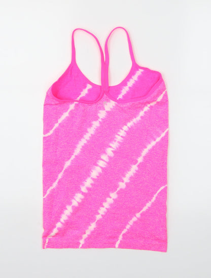 WorkOut Womens Pink   Basic Tank Size 8