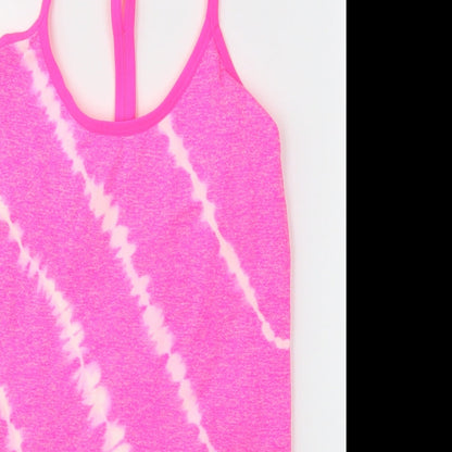 WorkOut Womens Pink   Basic Tank Size 8