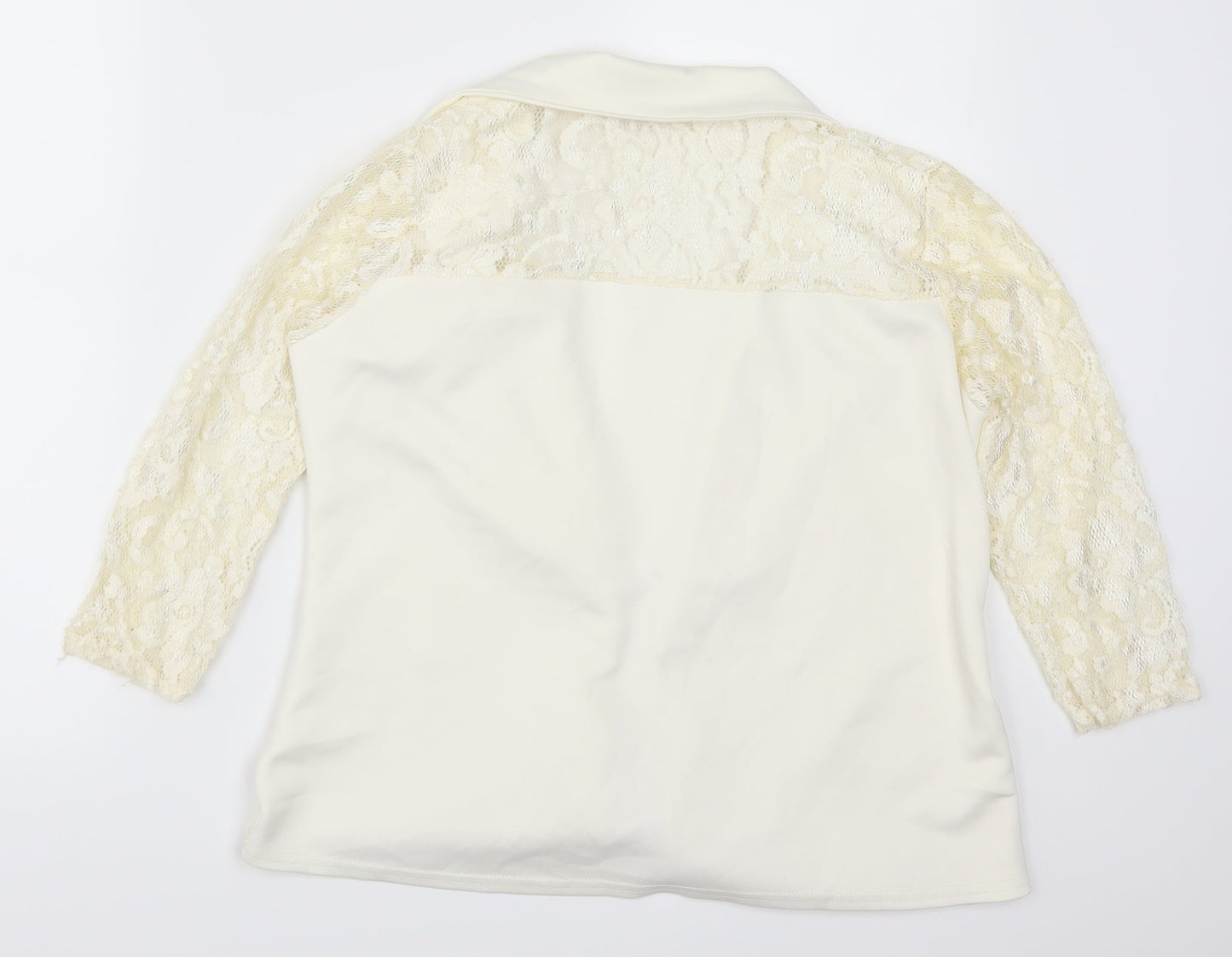Select Womens Beige  Lace Jacket  Size 16