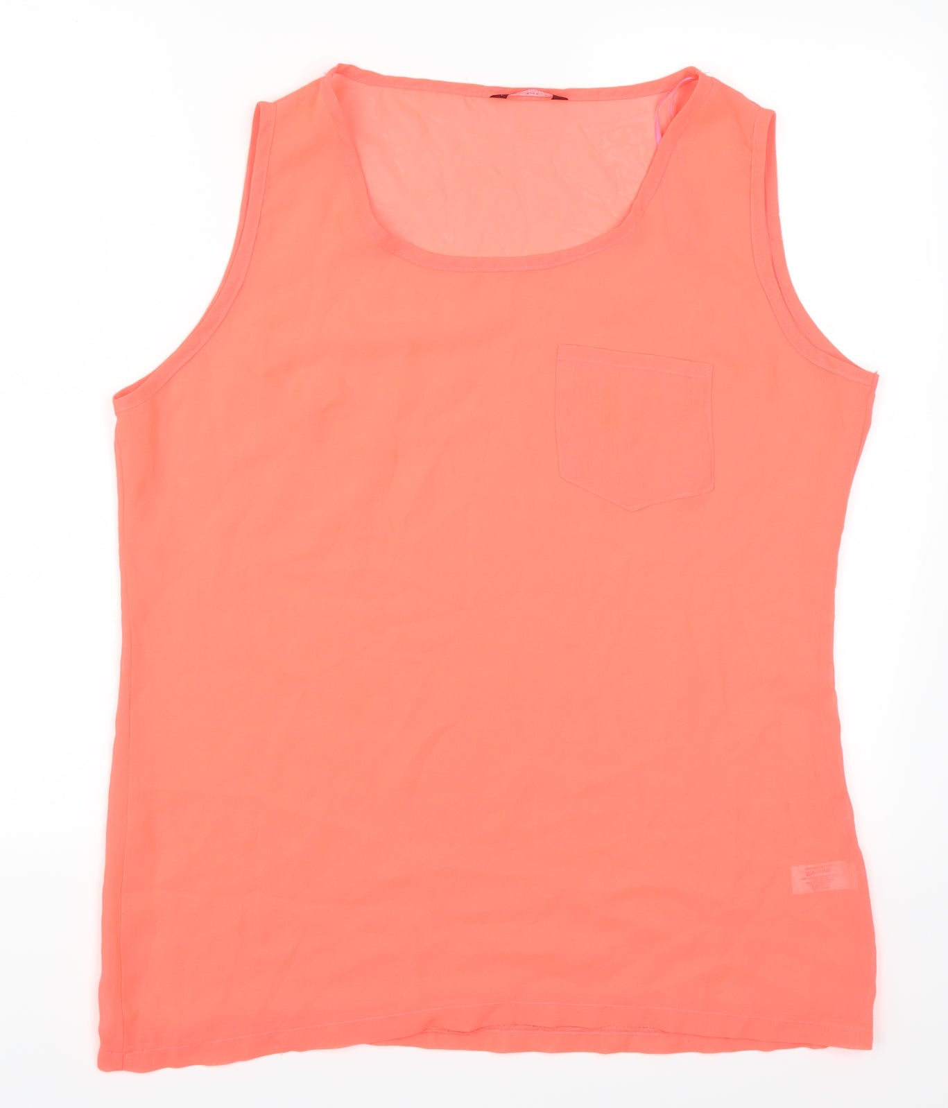 Select Womens Pink   Basic Tank Size 14