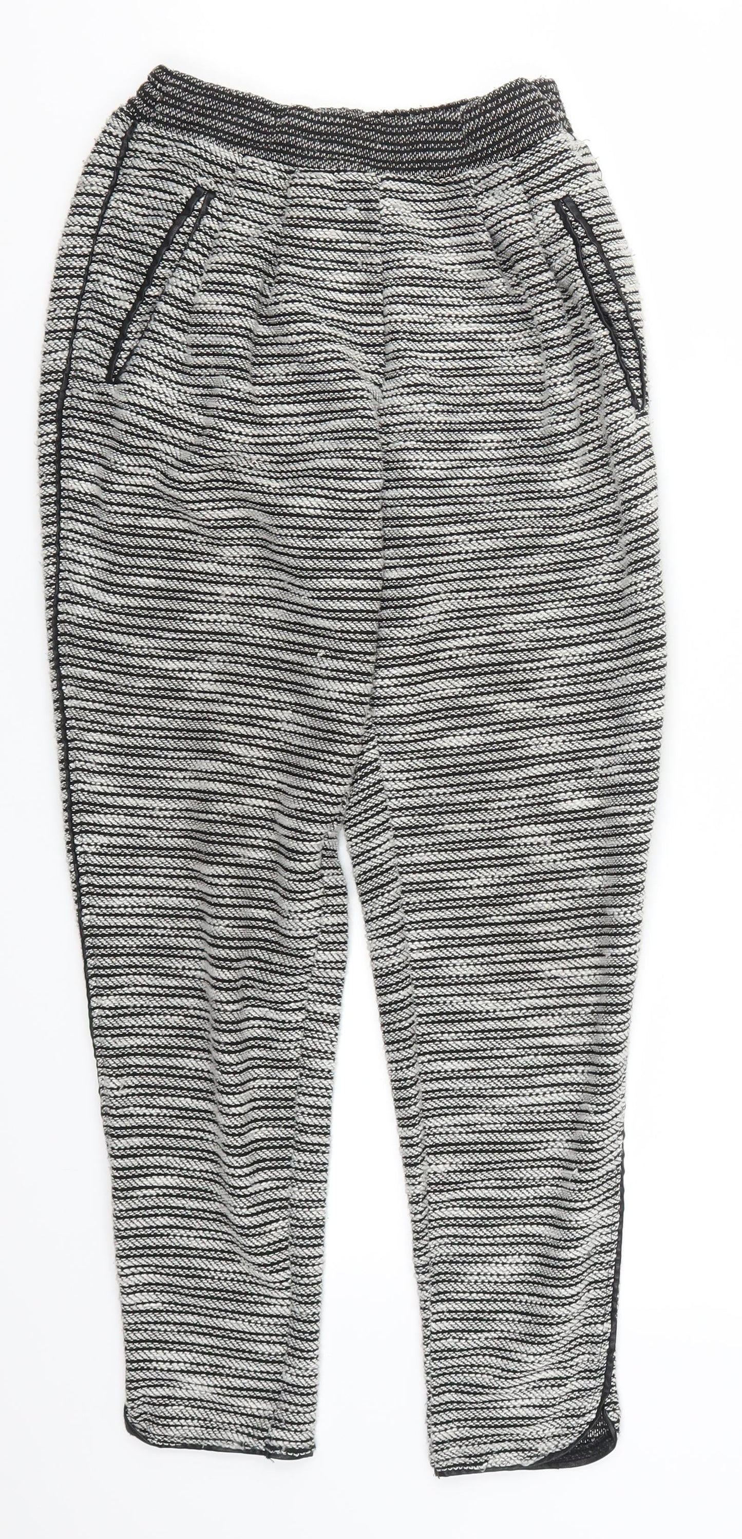 H&M Womens Grey   Sweatpants Trousers Size XS L23 in