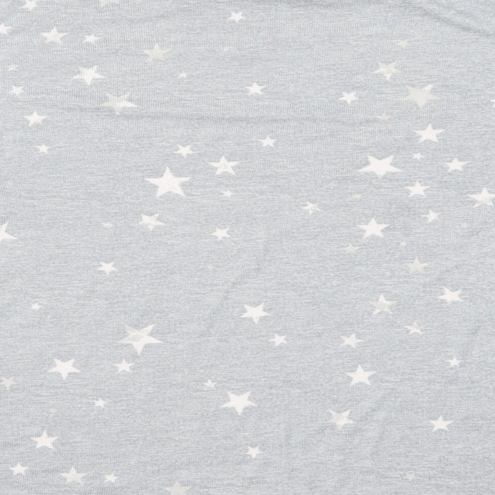Peacocks Womens Blue Geometric  Top Pyjama Top Size 18  - Stars