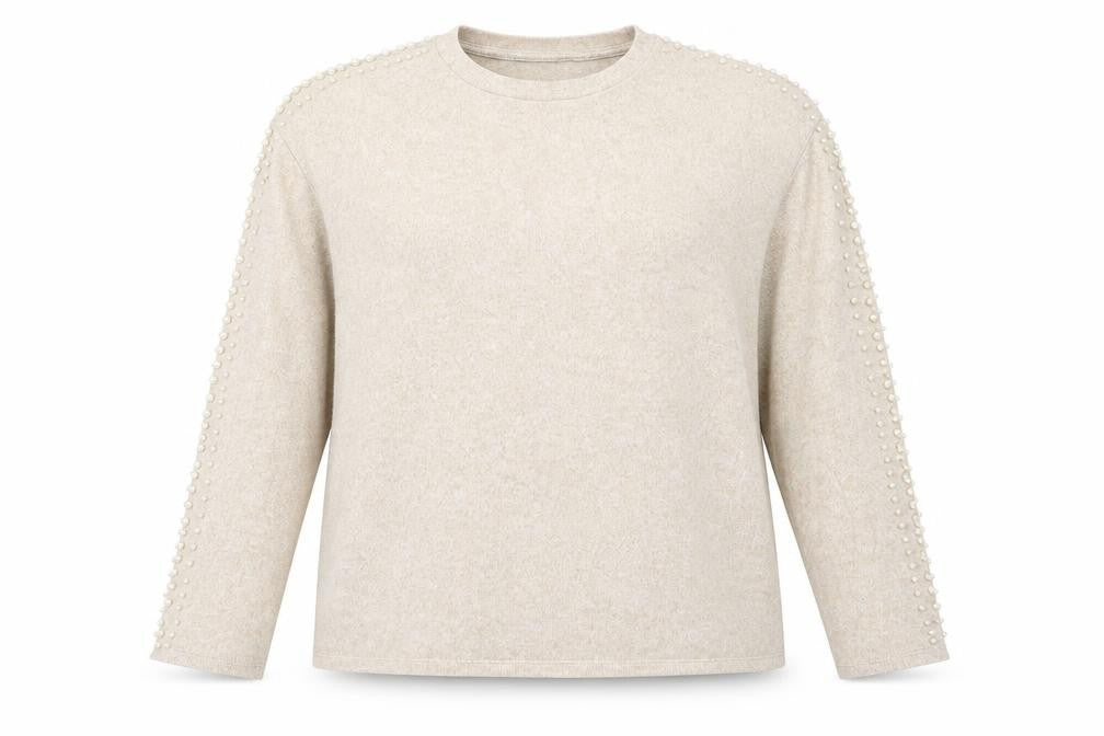 H&M Womens Beige   Pullover Jumper Size L