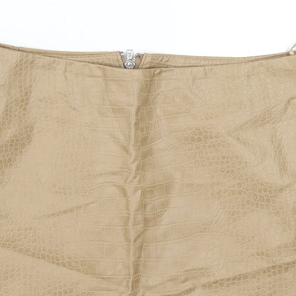 Primark Womens Brown   A-Line Skirt Size 10