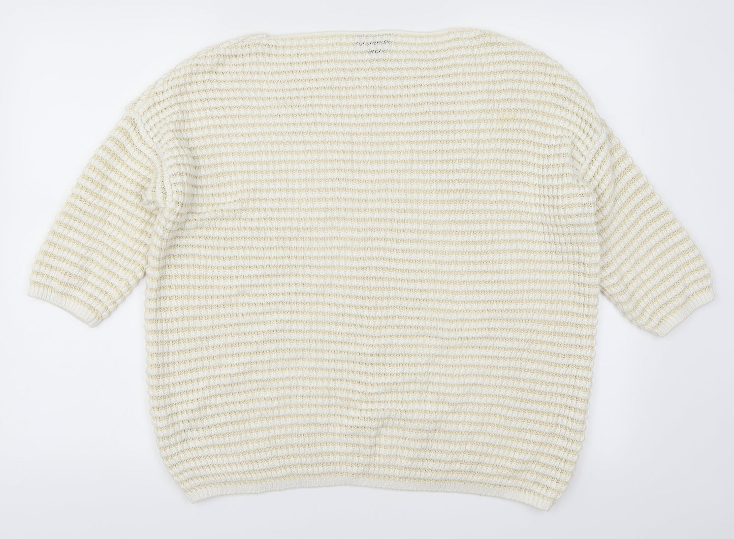 Topshop Womens Beige   Pullover Jumper Size 10