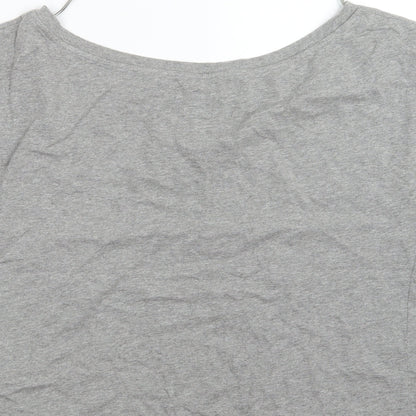 Jack Wills Womens Grey   Basic T-Shirt Size 6