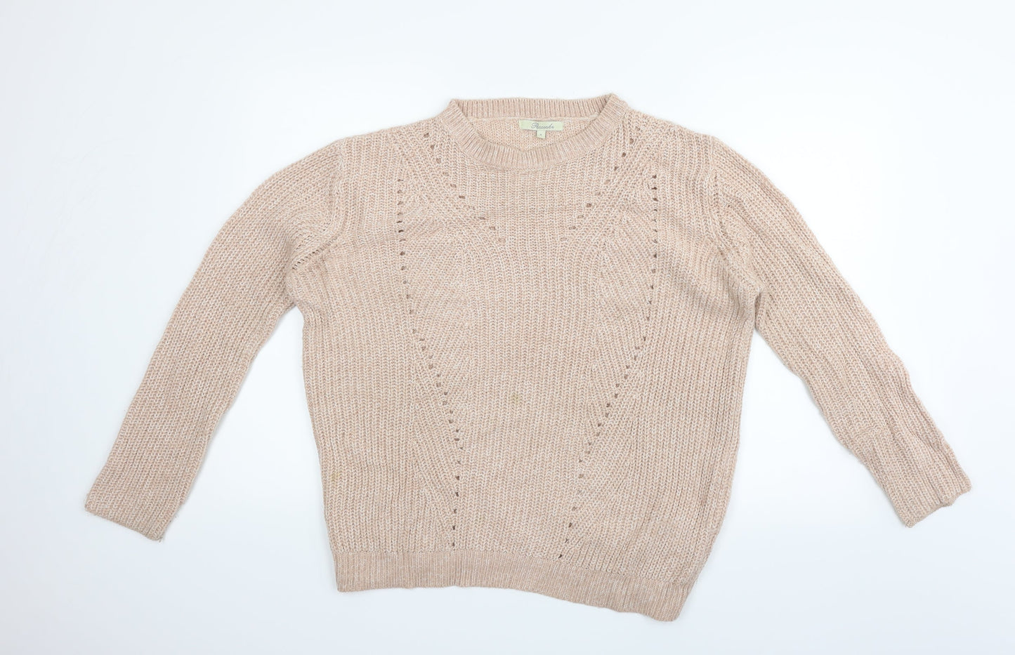 Peacocks Womens Beige   Pullover Jumper Size S