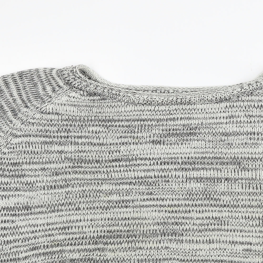 Wallis Womens Grey   Henley Jumper Size S