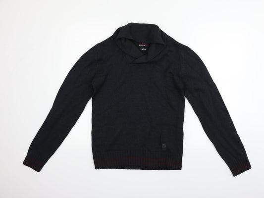 Ambrose & Jackson Mens Blue   Pullover Jumper Size S