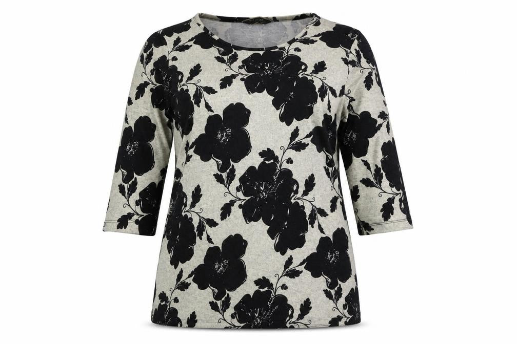 ORIGINALS Womens Beige Floral  Pullover Jumper Size 16