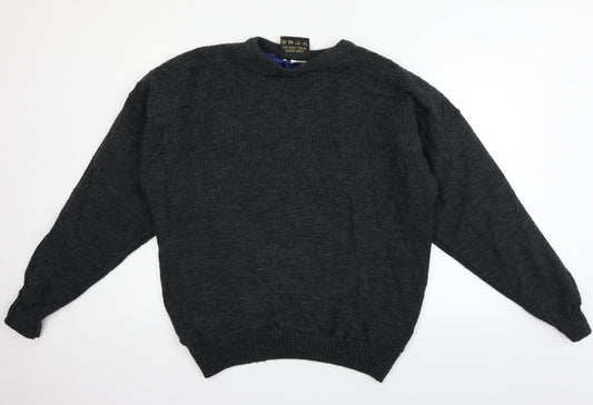 aqua perm Mens Grey   Pullover Jumper Size 2XL