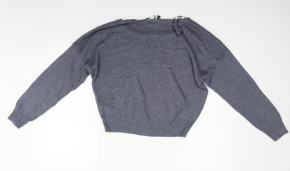 Divided Womens Blue   Pullover Jumper Size M