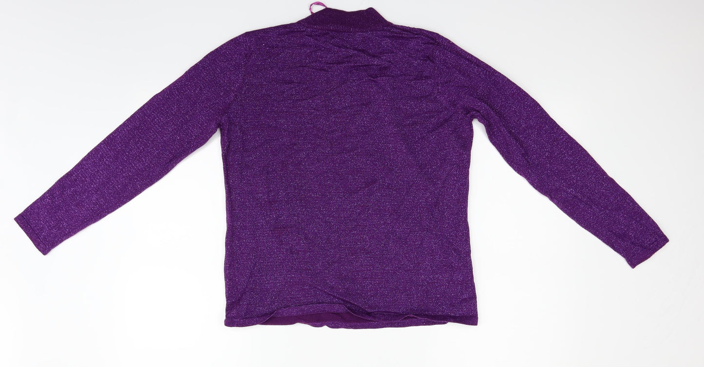 bonmarche Womens Purple   Pullover Jumper Size S