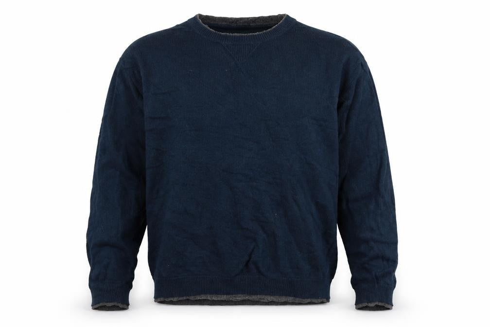 Wosley Mens Blue   Pullover Jumper Size L