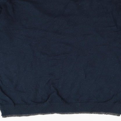Wosley Mens Blue   Pullover Jumper Size L
