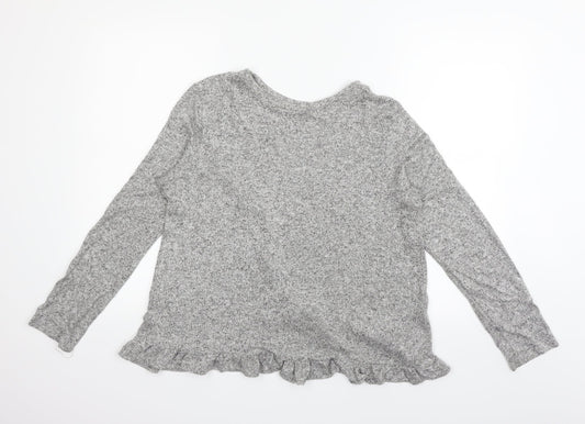 Oasis Womens Grey   Pullover Jumper Size L