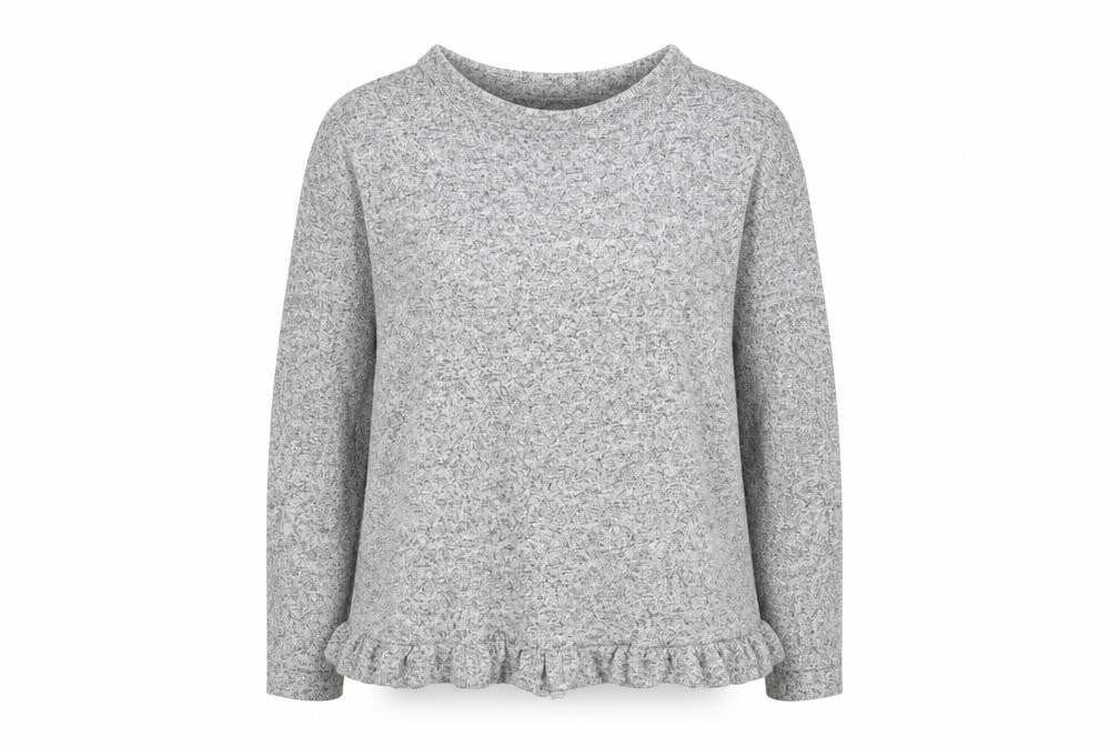 Oasis Womens Grey   Pullover Jumper Size L