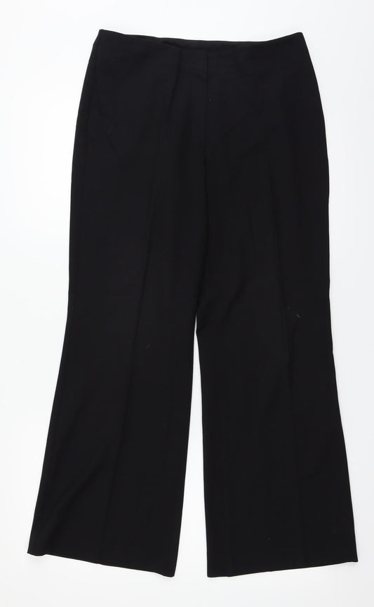 Marks and Spencer  Womens Black   Trousers  Size 10 L26 in