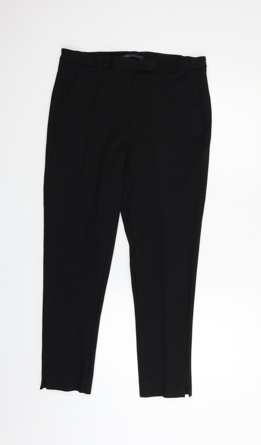 Marks and Spencer Womens Black   Trousers  Size 14 L25 in