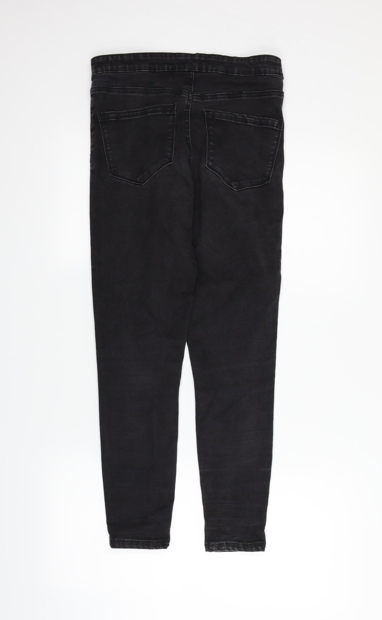 deniem & co Womens Black   Straight Jeans Size 12 L25 in