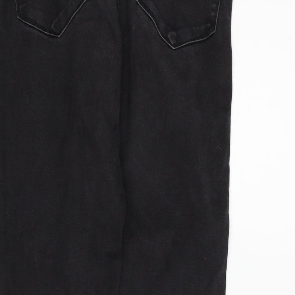 deniem & co Womens Black   Straight Jeans Size 12 L25 in