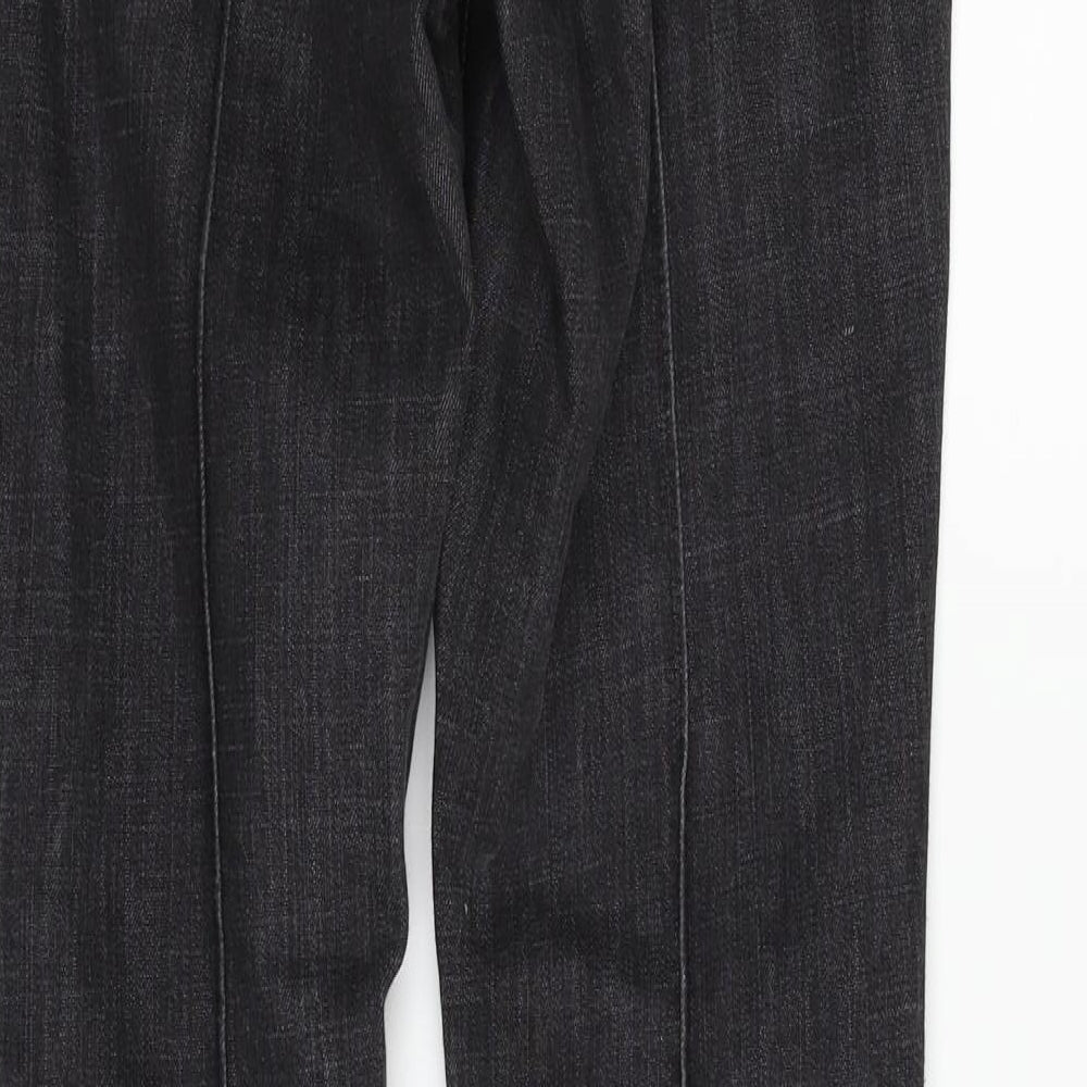PLANET Womens Black   Straight Jeans Size 8 L28 in