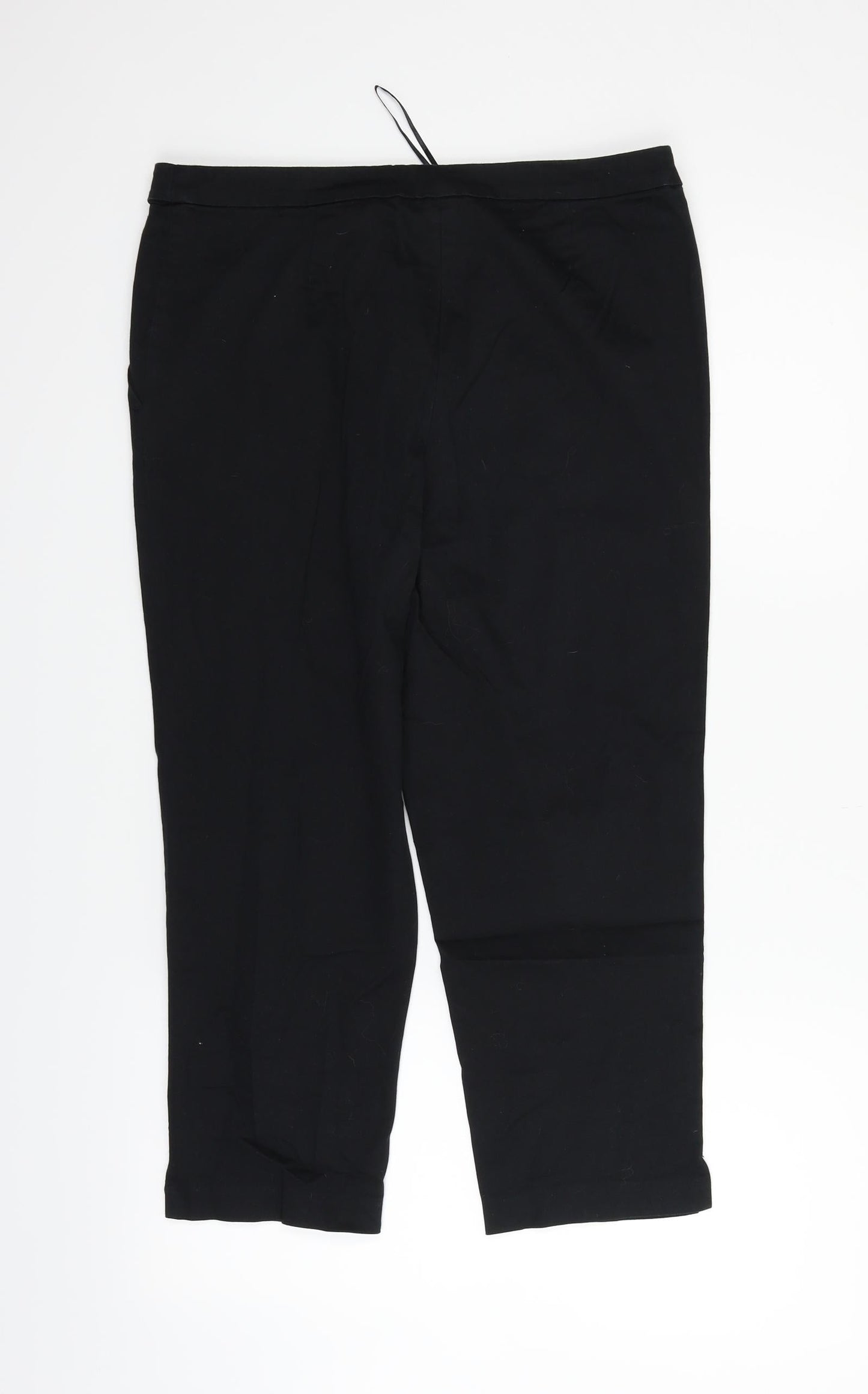 TU Womens Black   Trousers  Size 12 L22 in