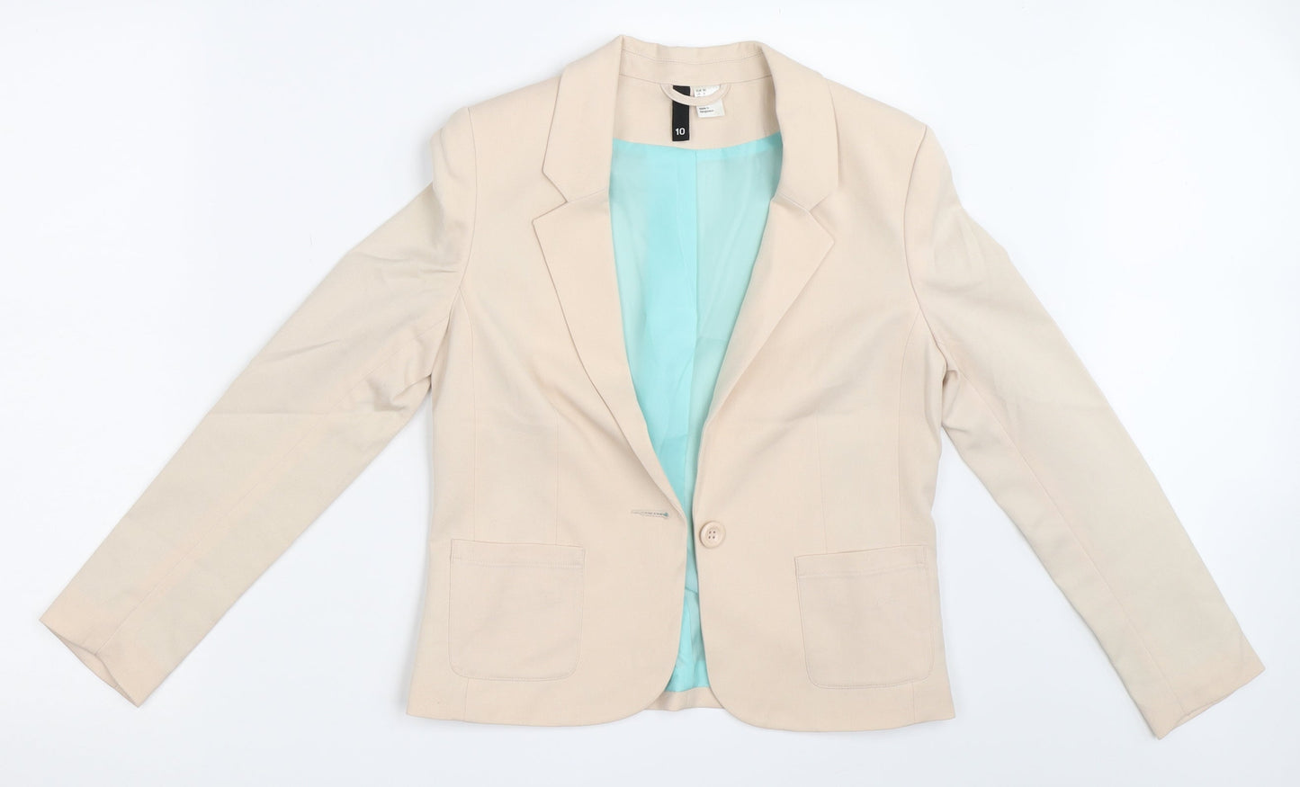 Divided Womens Ivory   Jacket Coat Size 8