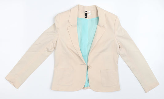 Divided Womens Ivory   Jacket Coat Size 8