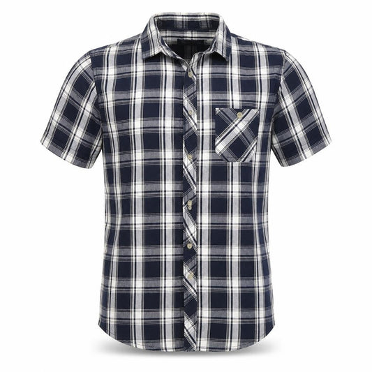 Industrialize  Mens Multicoloured Check   Button-Up Size S