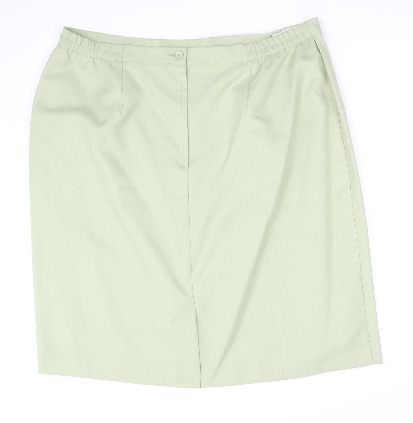 Agenda Womens Green   A-Line Skirt Size 26