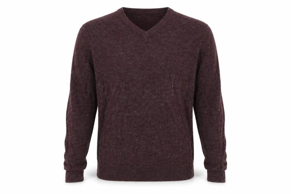 Cedarwood State Mens Purple Pullover Jumper Size M