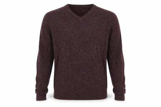 Cedarwood State Mens Purple Pullover Jumper Size M