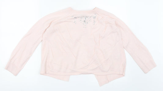 River Island Girls Pink   Pullover Jumper Size 9-10 Years
