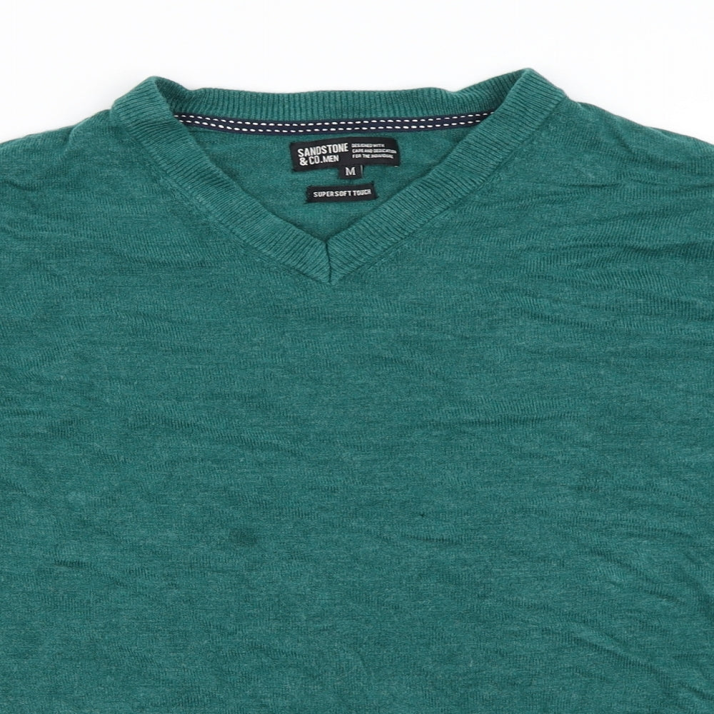 Sandstone & Co Mens Green   Pullover Jumper Size M