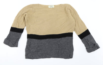Next Womens Beige   Pullover Jumper Size 10