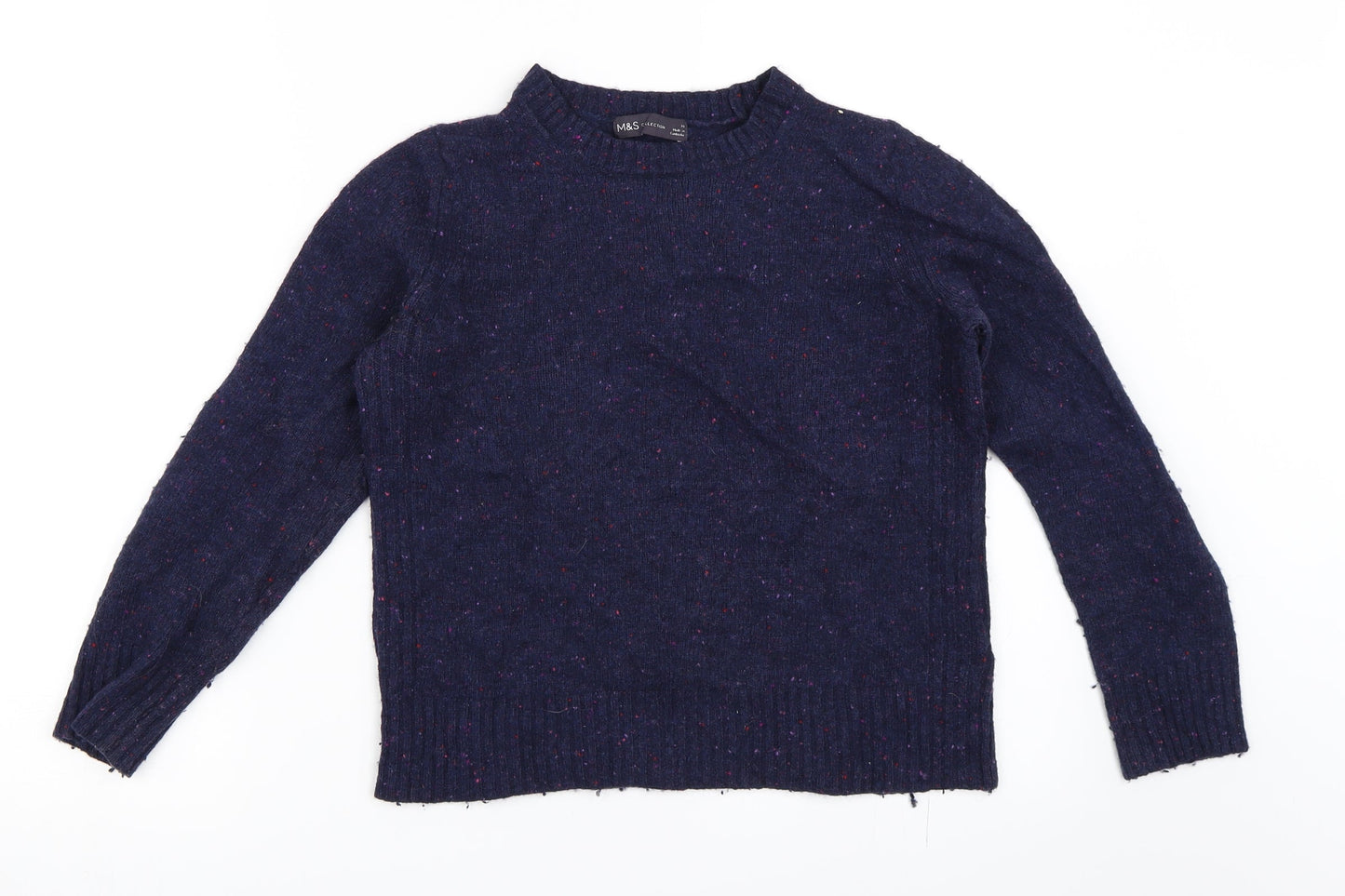 Marks and Spencer Womens Blue   Pullover Jumper Size 10