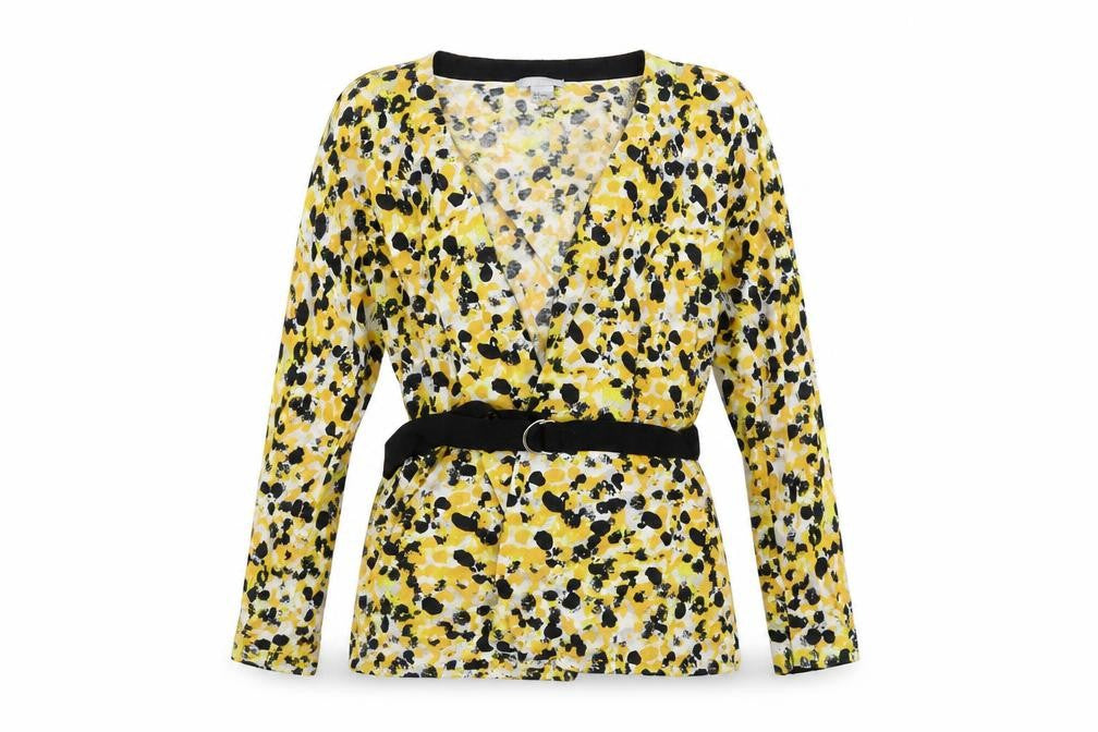 H&M Womens Yellow   Cardigan Jumper Size M