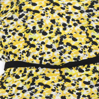 H&M Womens Yellow   Cardigan Jumper Size M