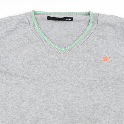 Next Mens Grey   Pullover Jumper Size M