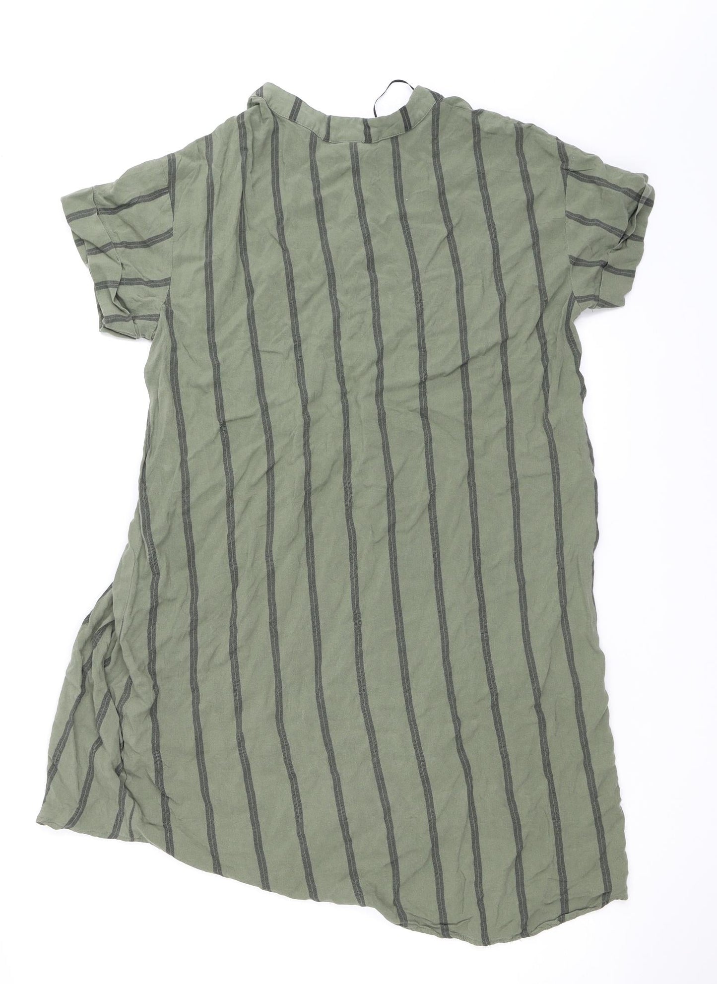 H&M Womens Green   Tunic Blouse Size 8