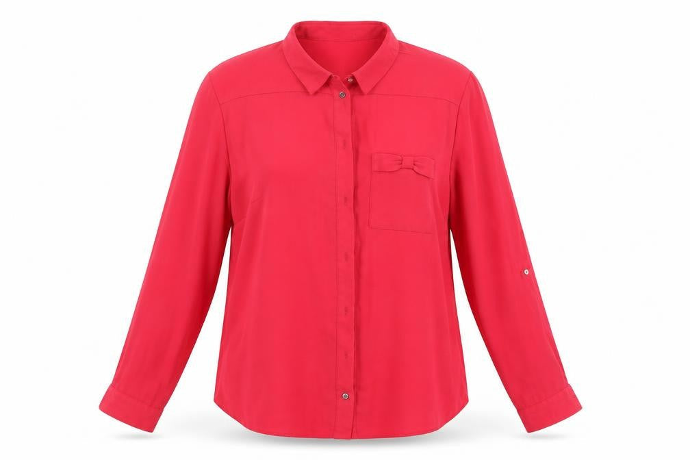 George Womens Pink   Basic Button-Up Size 14