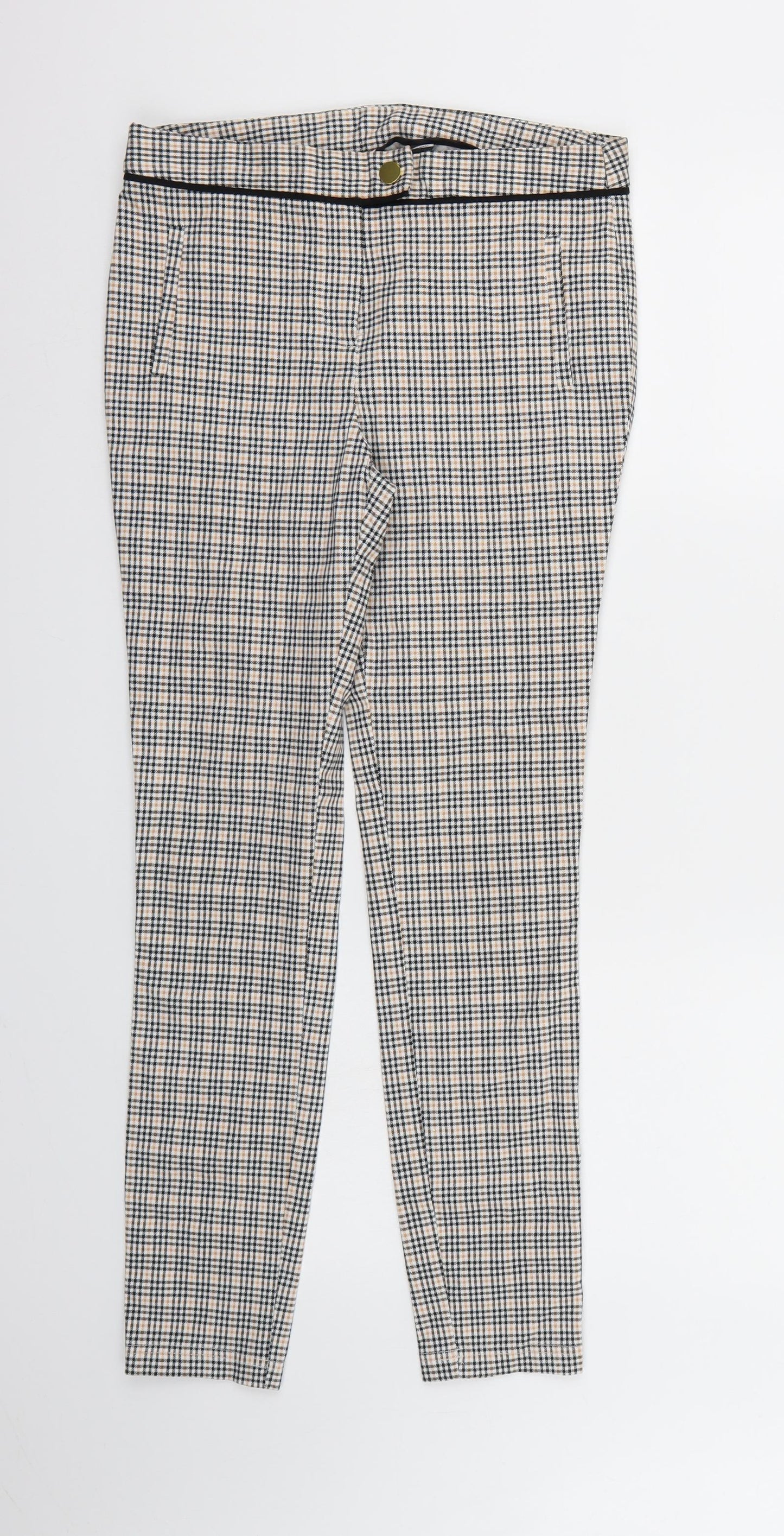 Dorothy Perkins Womens Multicoloured Check  Snow Pants Trousers Size 8 L28 in
