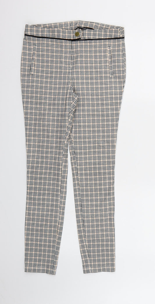 Dorothy Perkins Womens Multicoloured Check  Snow Pants Trousers Size 8 L28 in