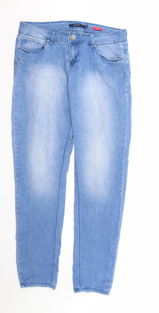 Resereved Womens Blue  Denim Skinny Jeans Size 33 in L32 in