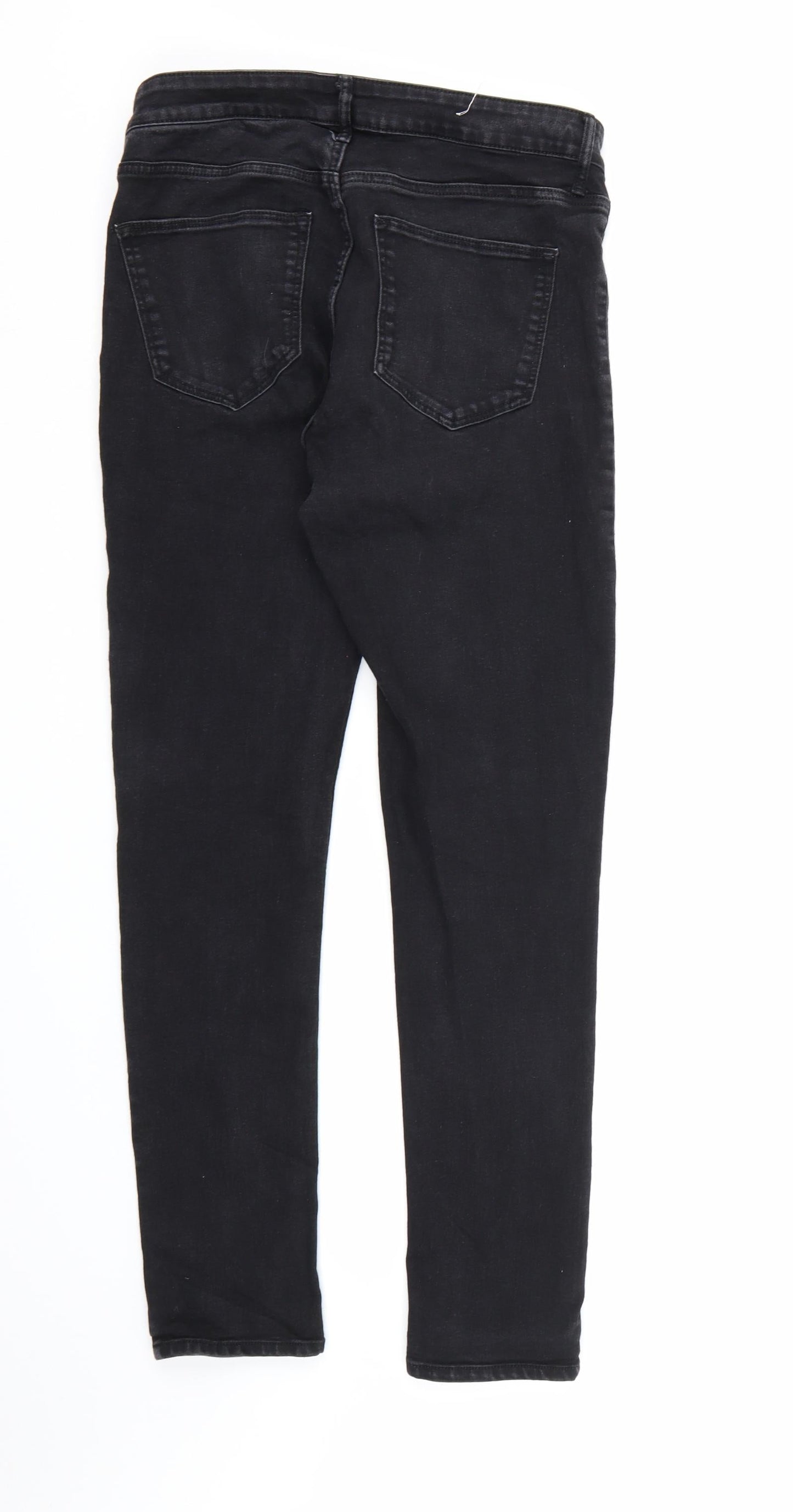 &DENIM Womens Black  Denim Skinny Jeans Size 31 in L28 in