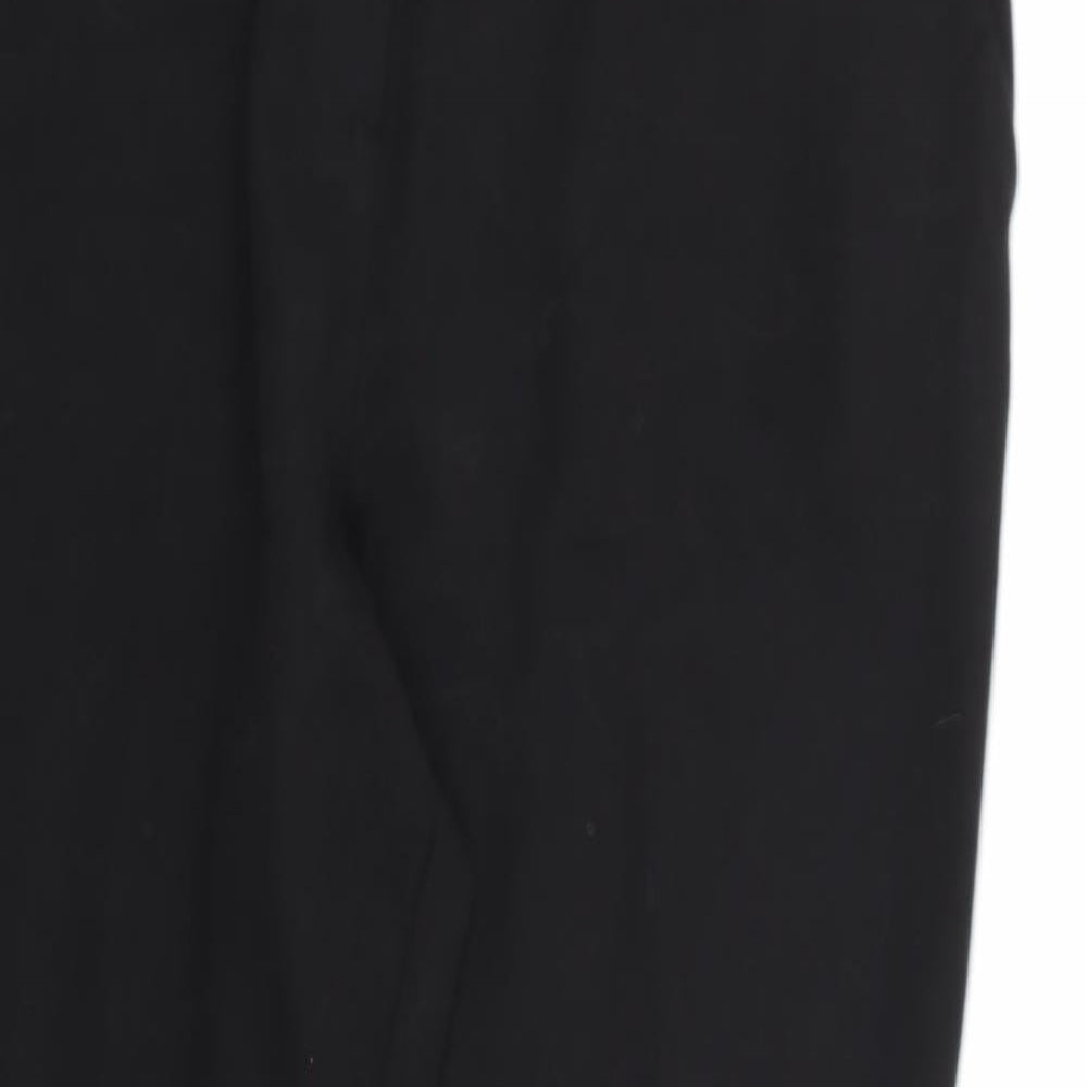 Papaya Womens Black  Rayon Dress Pants Trousers Size 16 L29 in