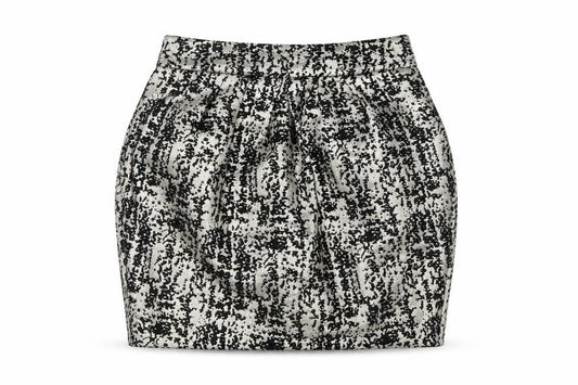 Lipsy Womens Black Geometric  A-Line Skirt Size 30 in